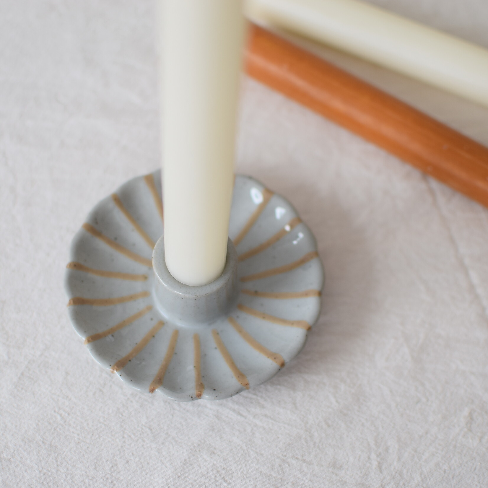 Ceramic Rays candle holder