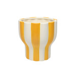 Plant pot - Yellow stripes