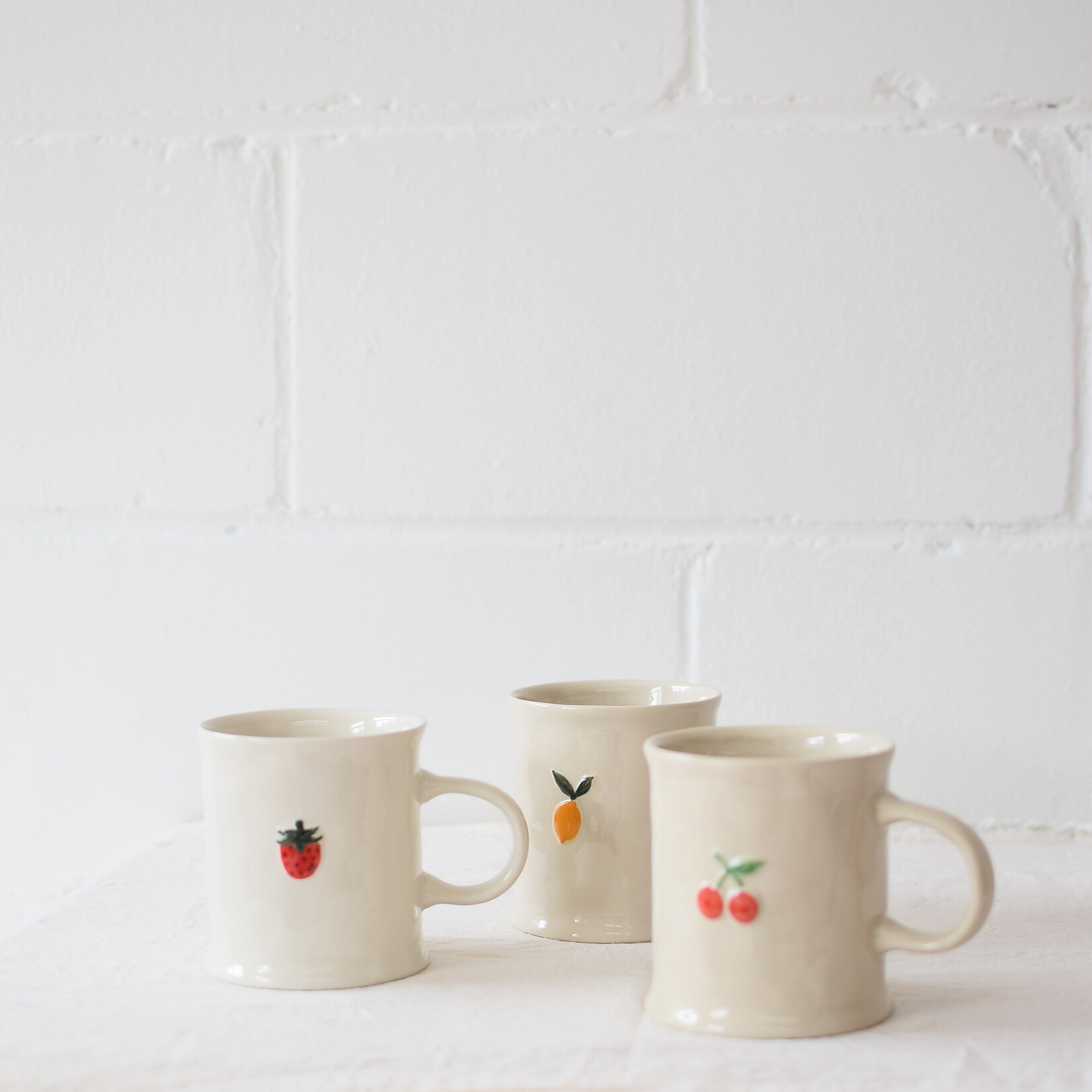 Tasse blanche - Citron