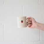Tasse blanche - Fraise