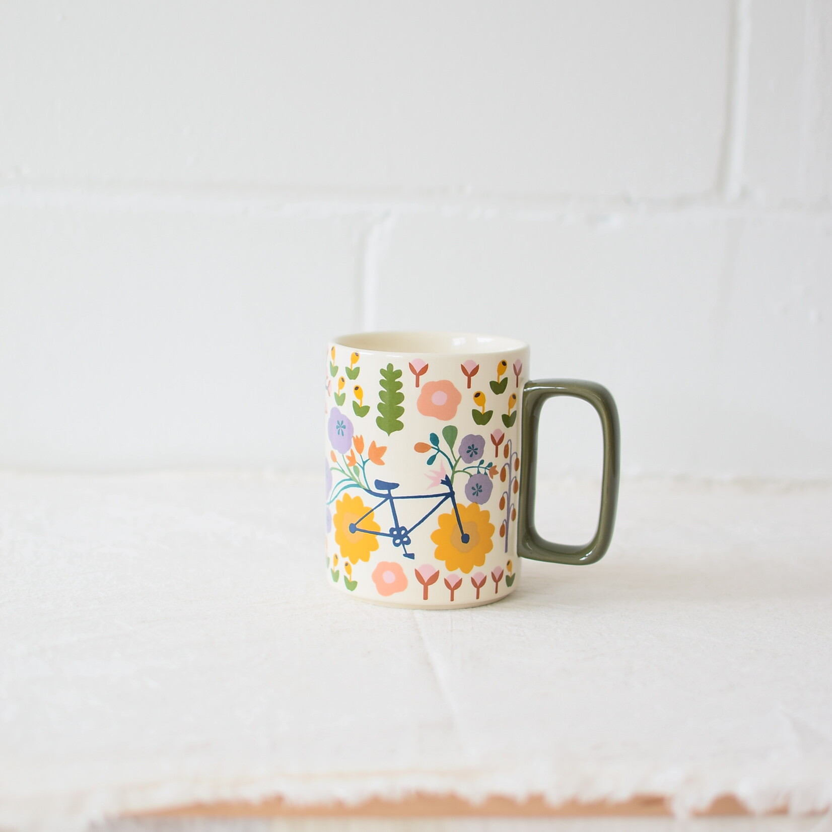Mug Studio Vélo et fleurs