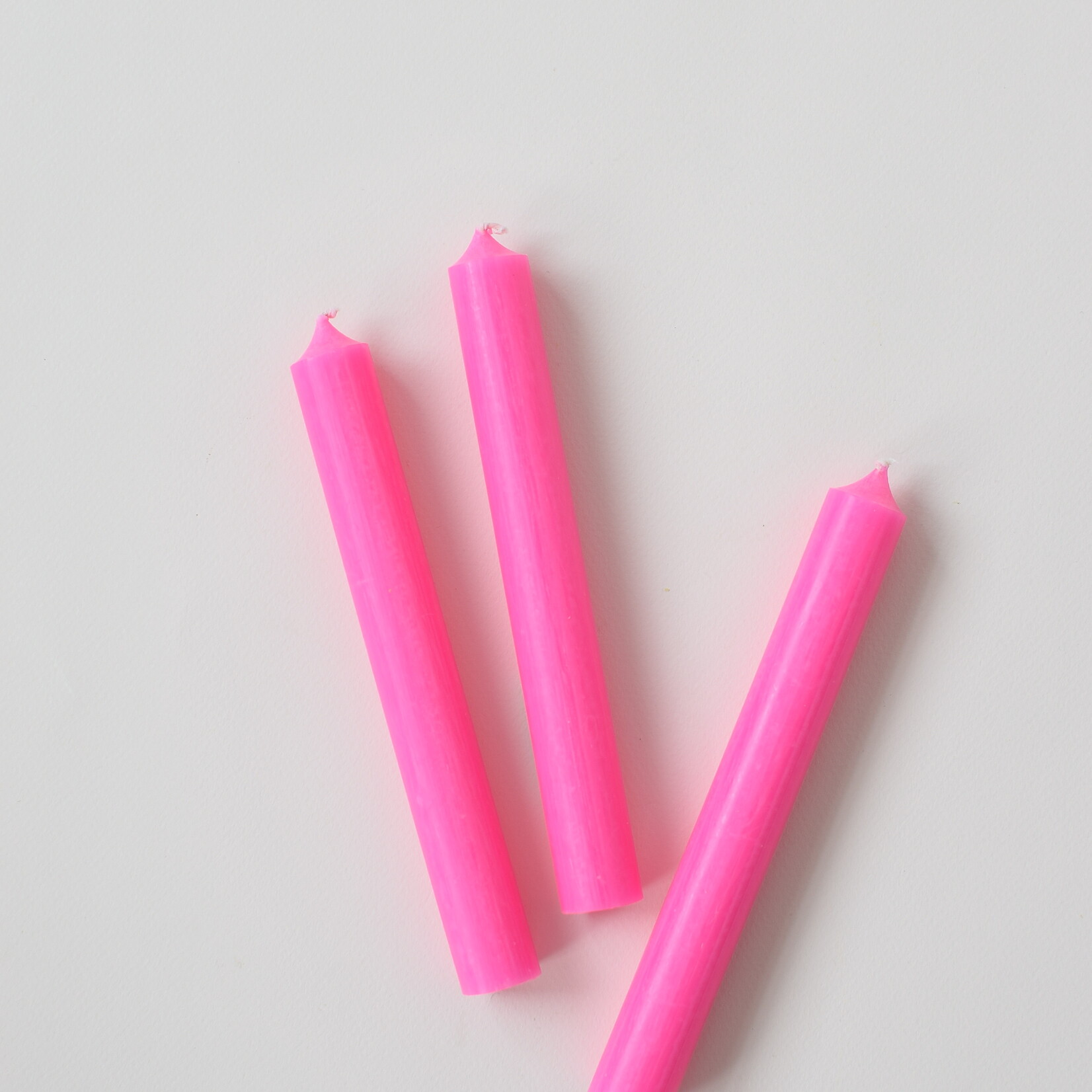 Long candle 17,5cm - Pink neon