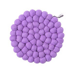 Dessous de plat pompons - Lilas