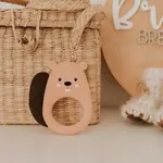 Castor teething ring - Peach