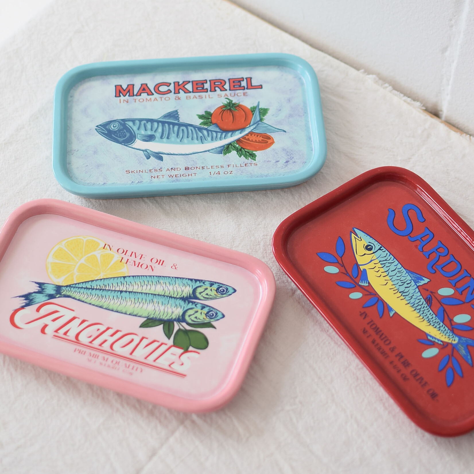 Petite assiette Conserve vintage (plusieurs couleurs)