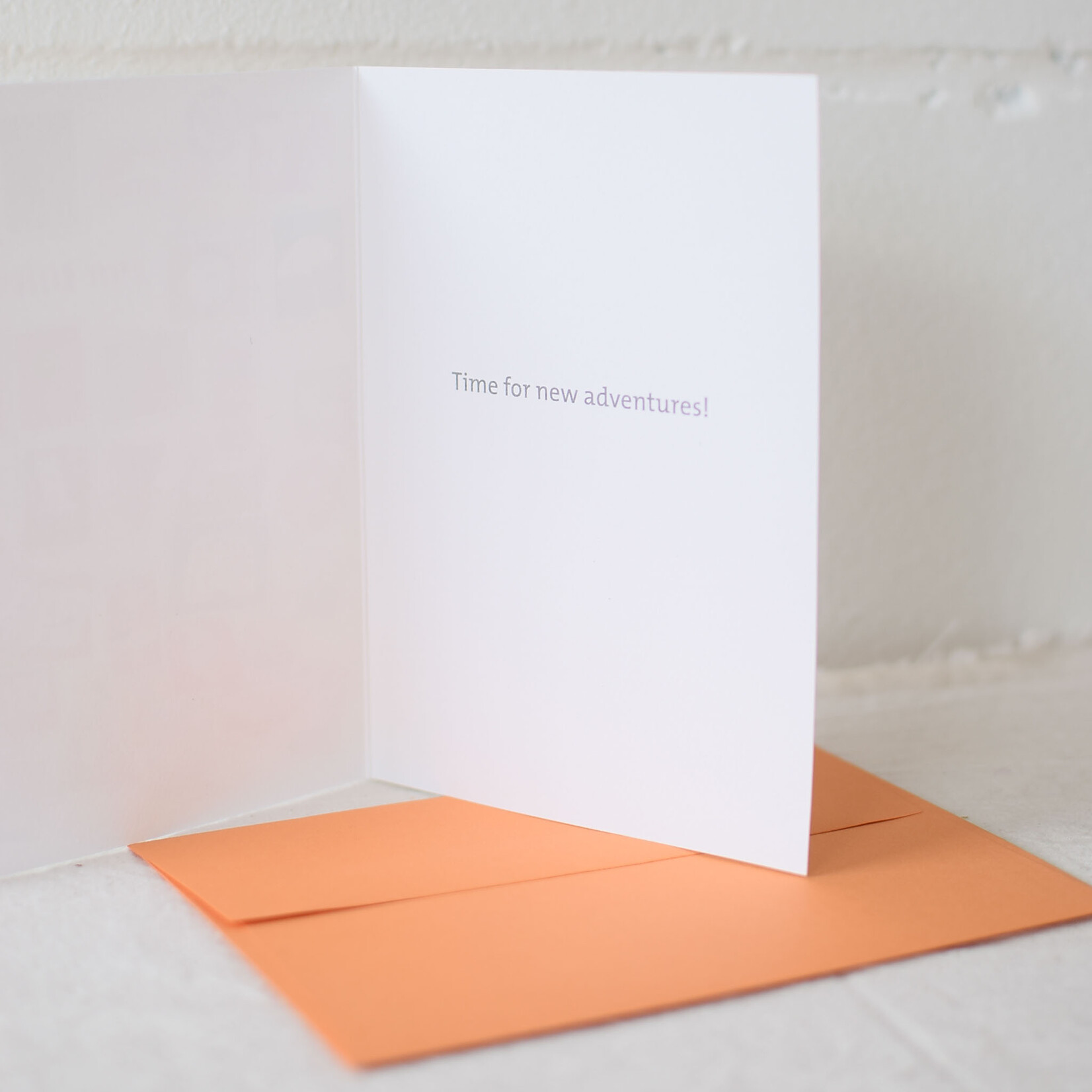 Carte de souhaits - Timbres de retraite (anglais)