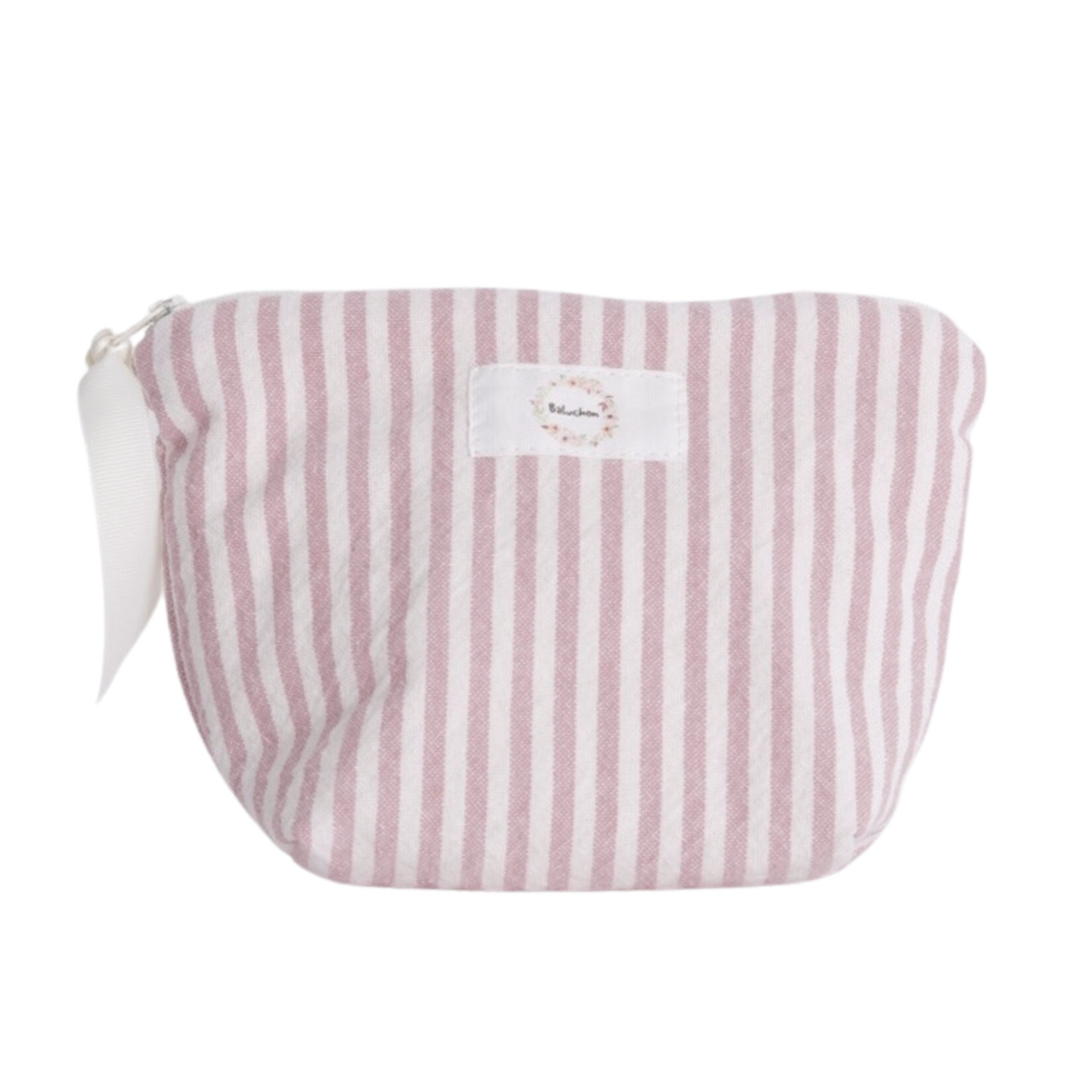 Striped Cosmetic Bag