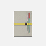Porte-stylo élastique Jaune