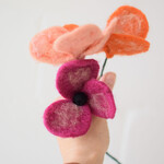 Wool flower - Poppy