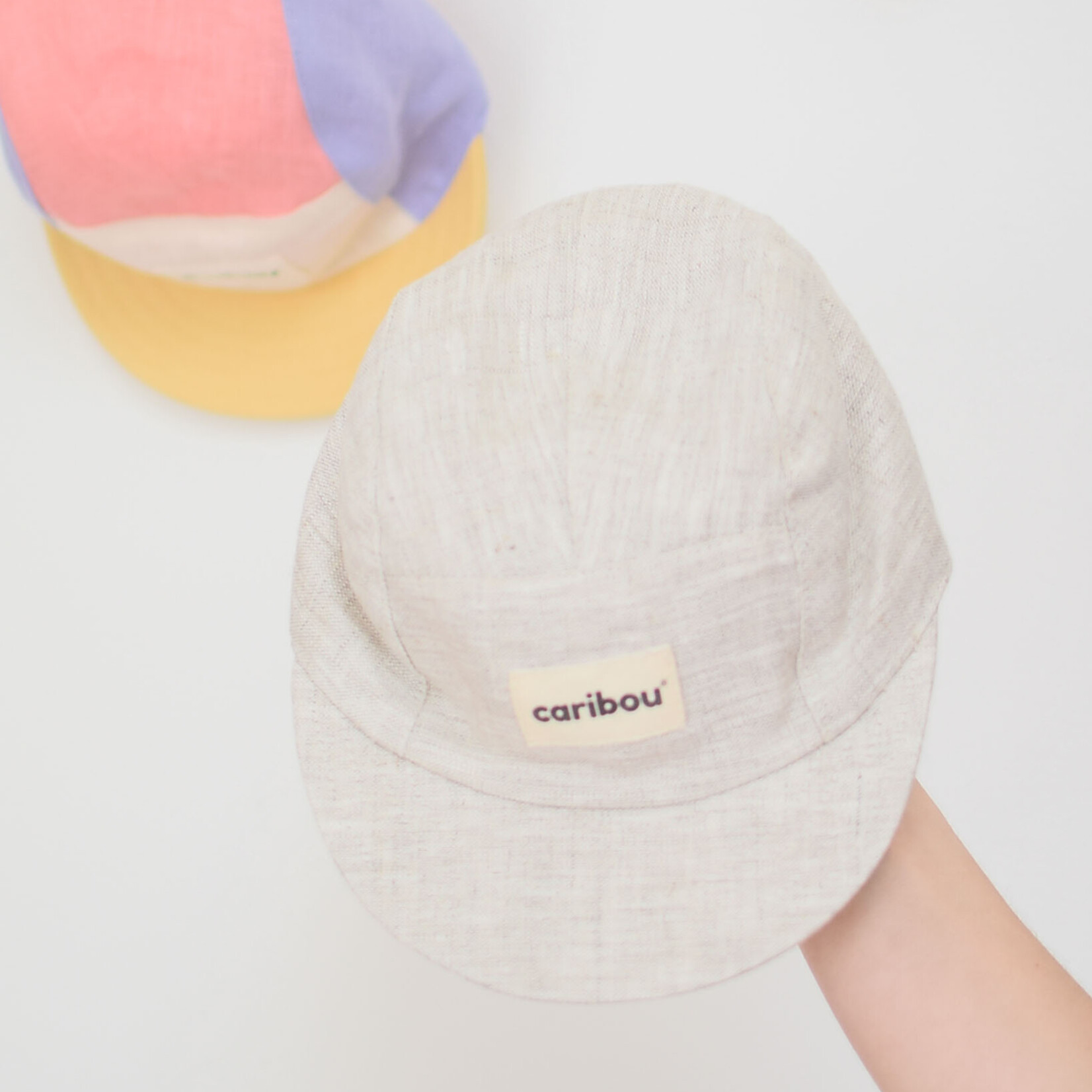 Children's linen cap - Ecru