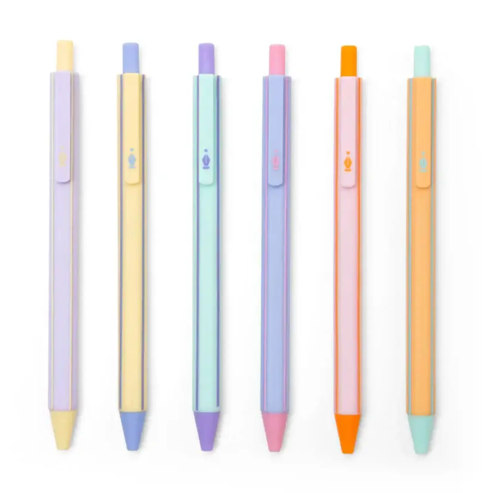 Glitter gel pens x6