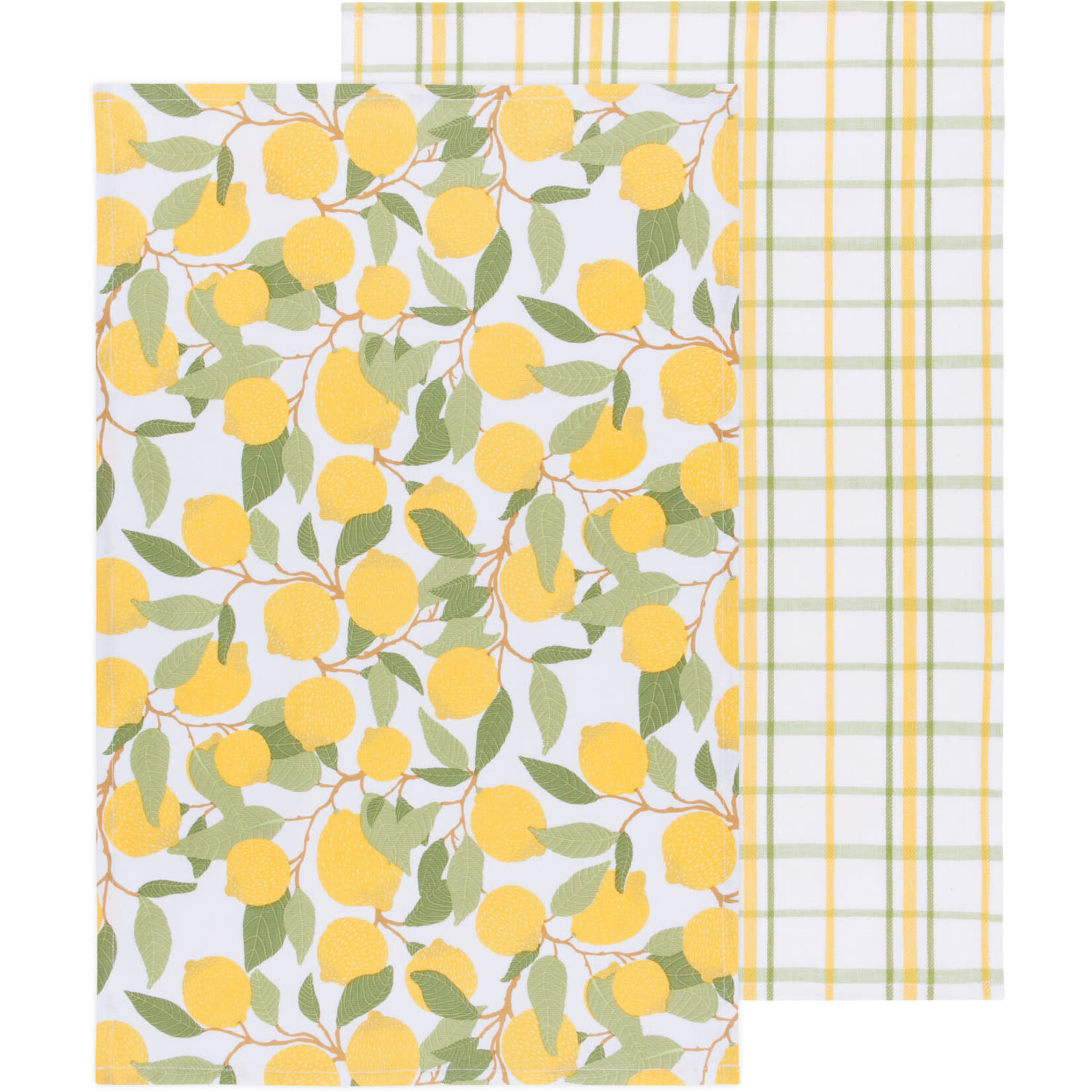 Duo linges à vaisselle - Citrons