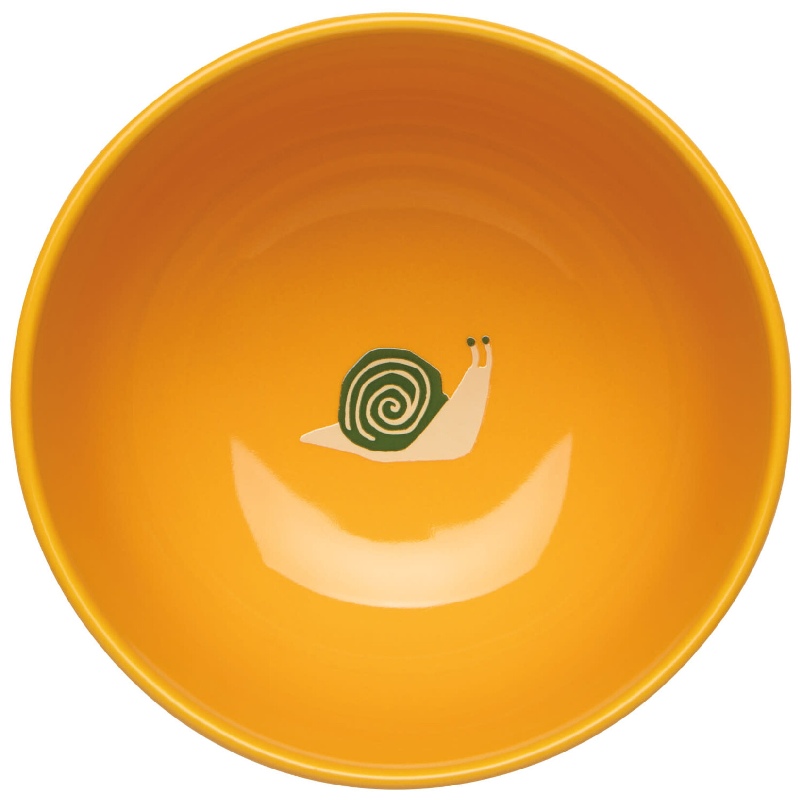 Bol escargot jaune