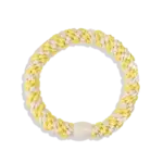 Elastique pour Cheveux Rayé Citron ivoire