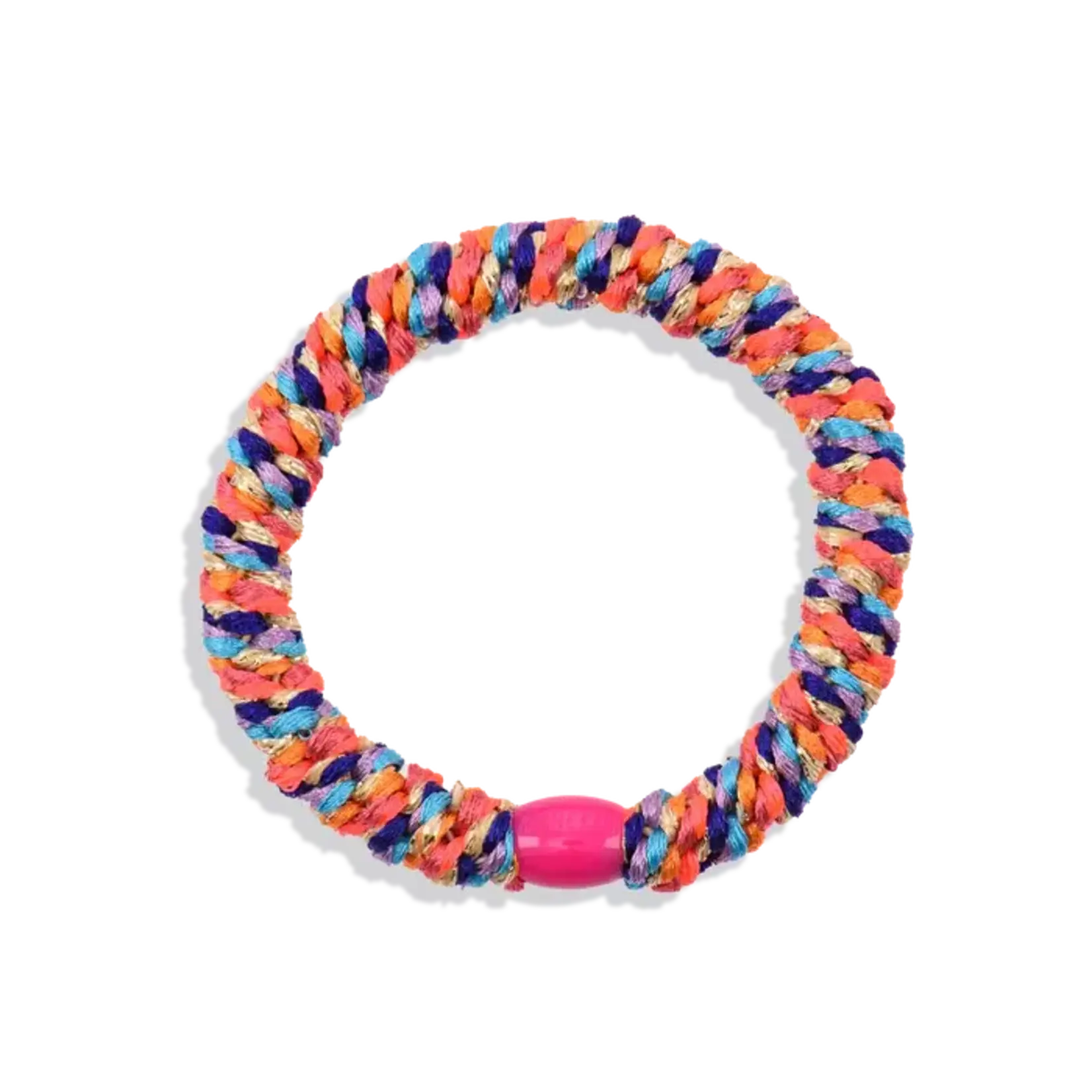 Elastique pour Cheveux Néon rose et Bleu