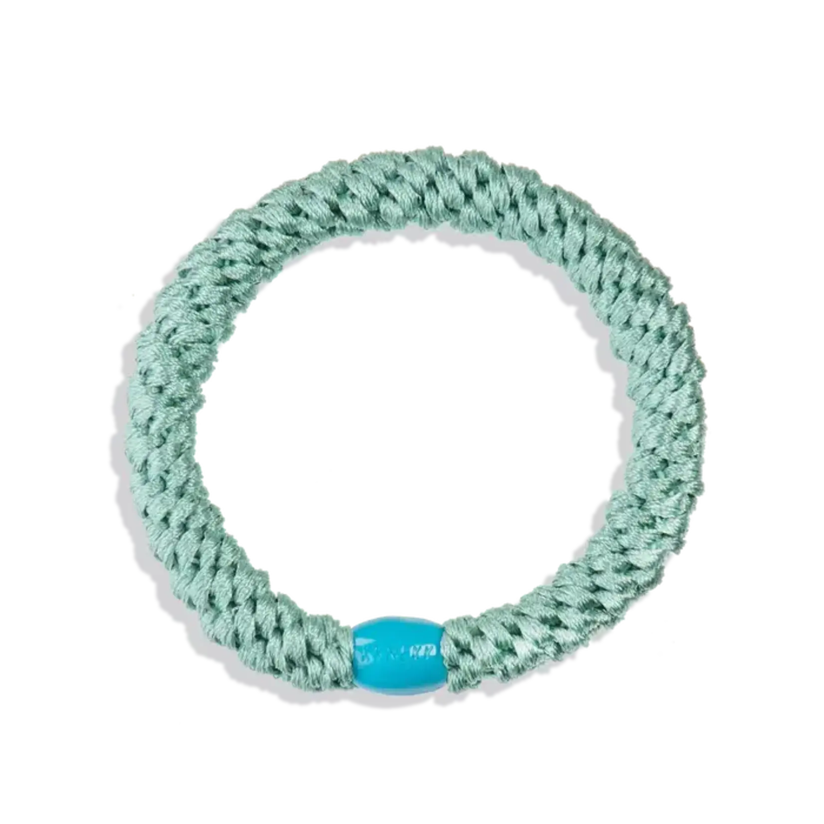 Solid-Color Aqua Hair Tie