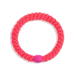 Solid Neon Pink Hair Tie