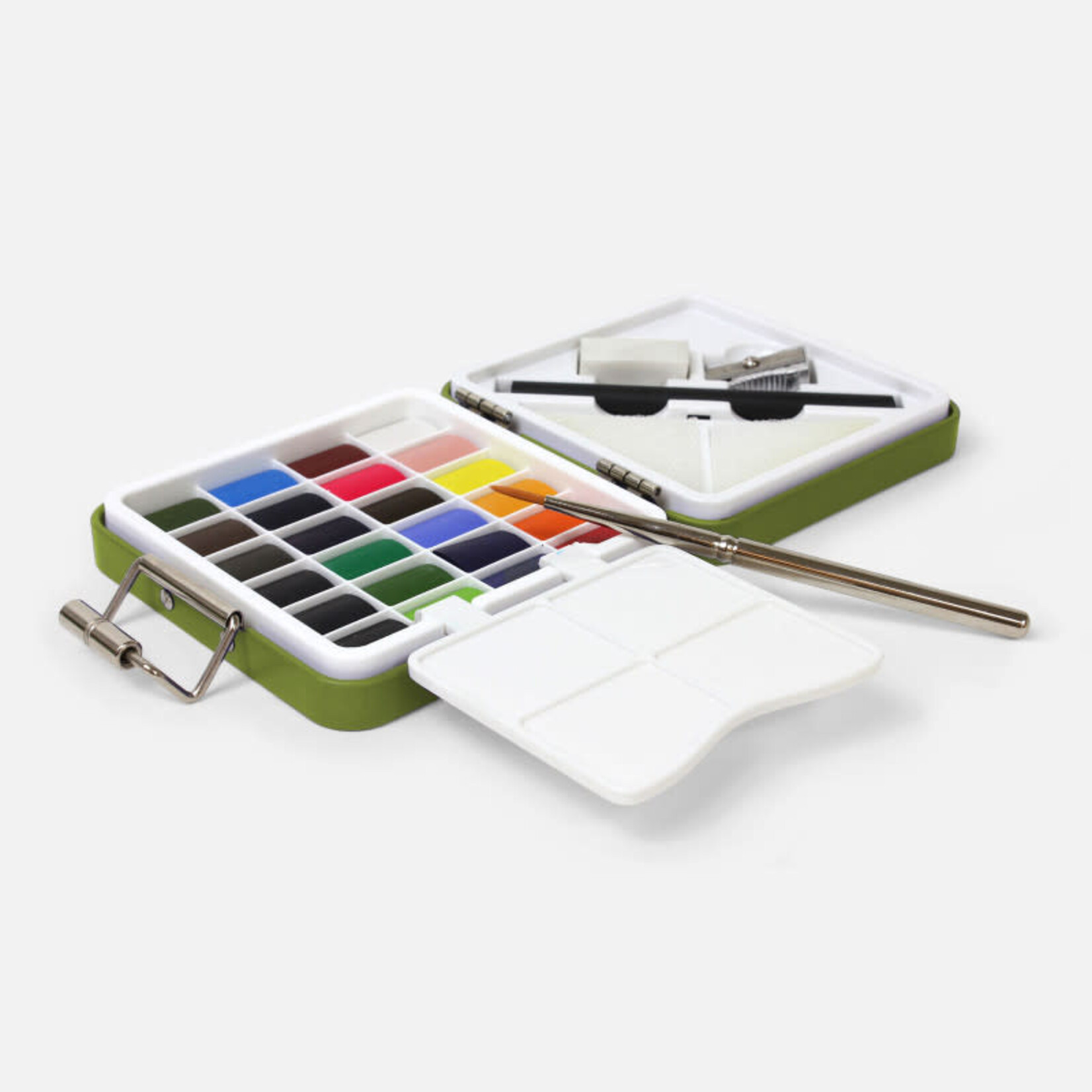 Green Watercolor Set