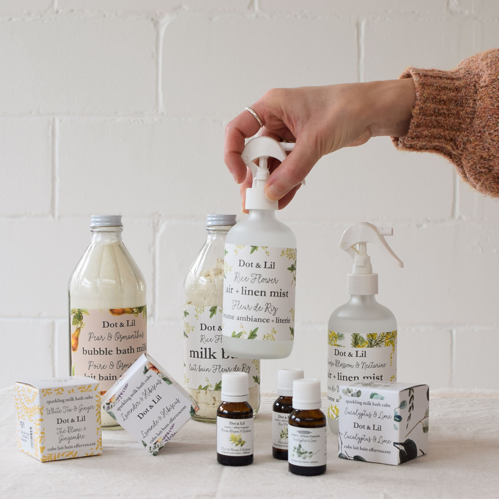 Brûme d'ambiance et literie - Eucalyptus & Lime