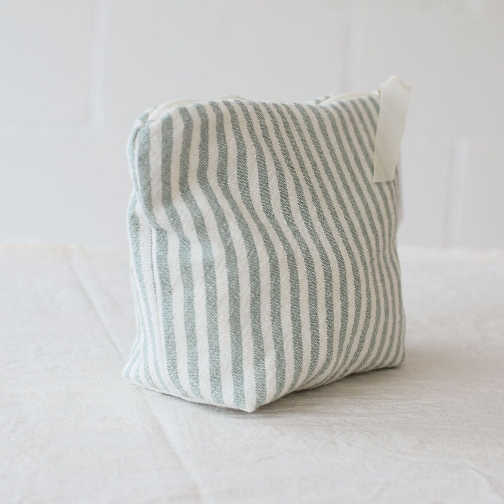Striped Cosmetic Bag