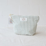 Striped Cosmetic Bag
