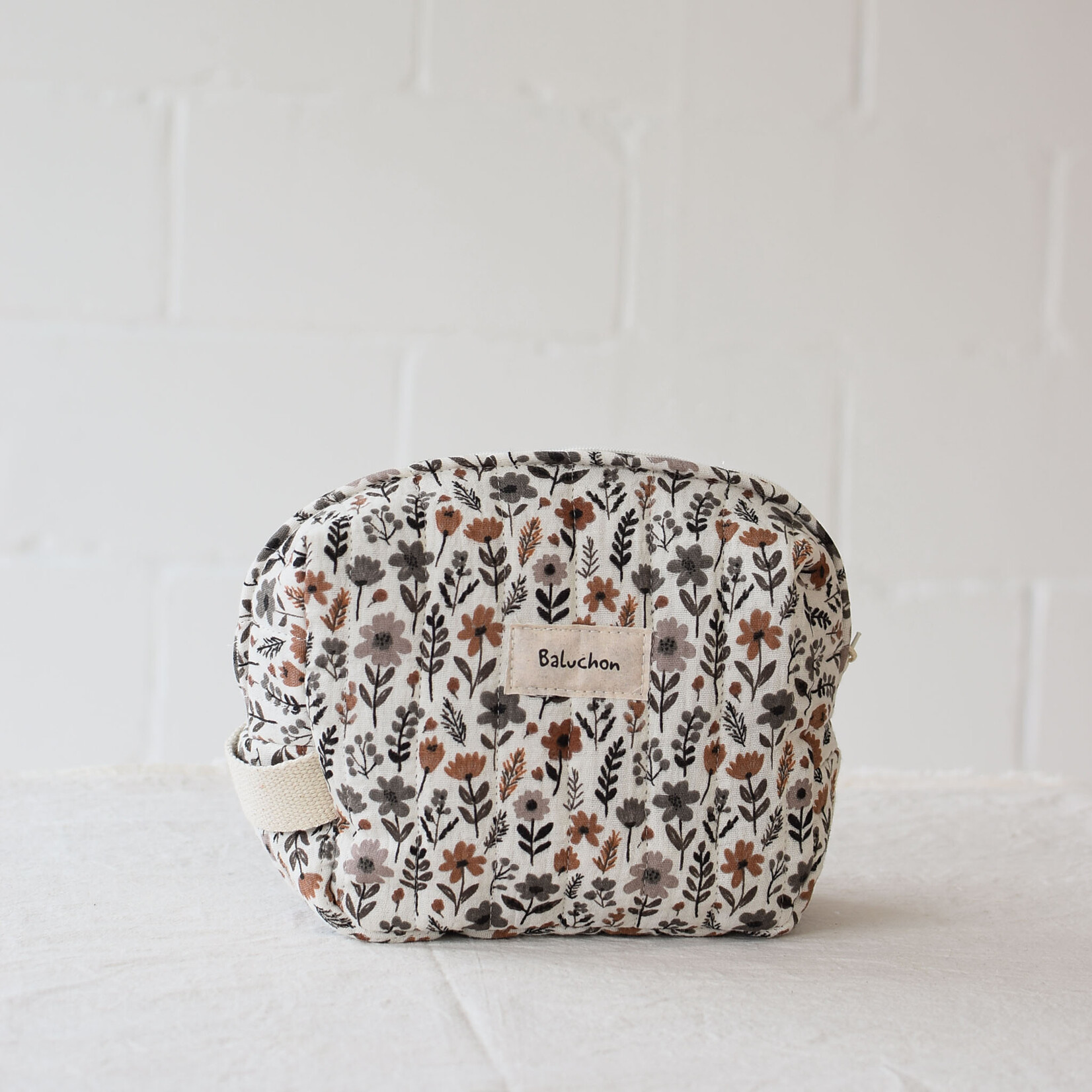 Trousse carrée en coton