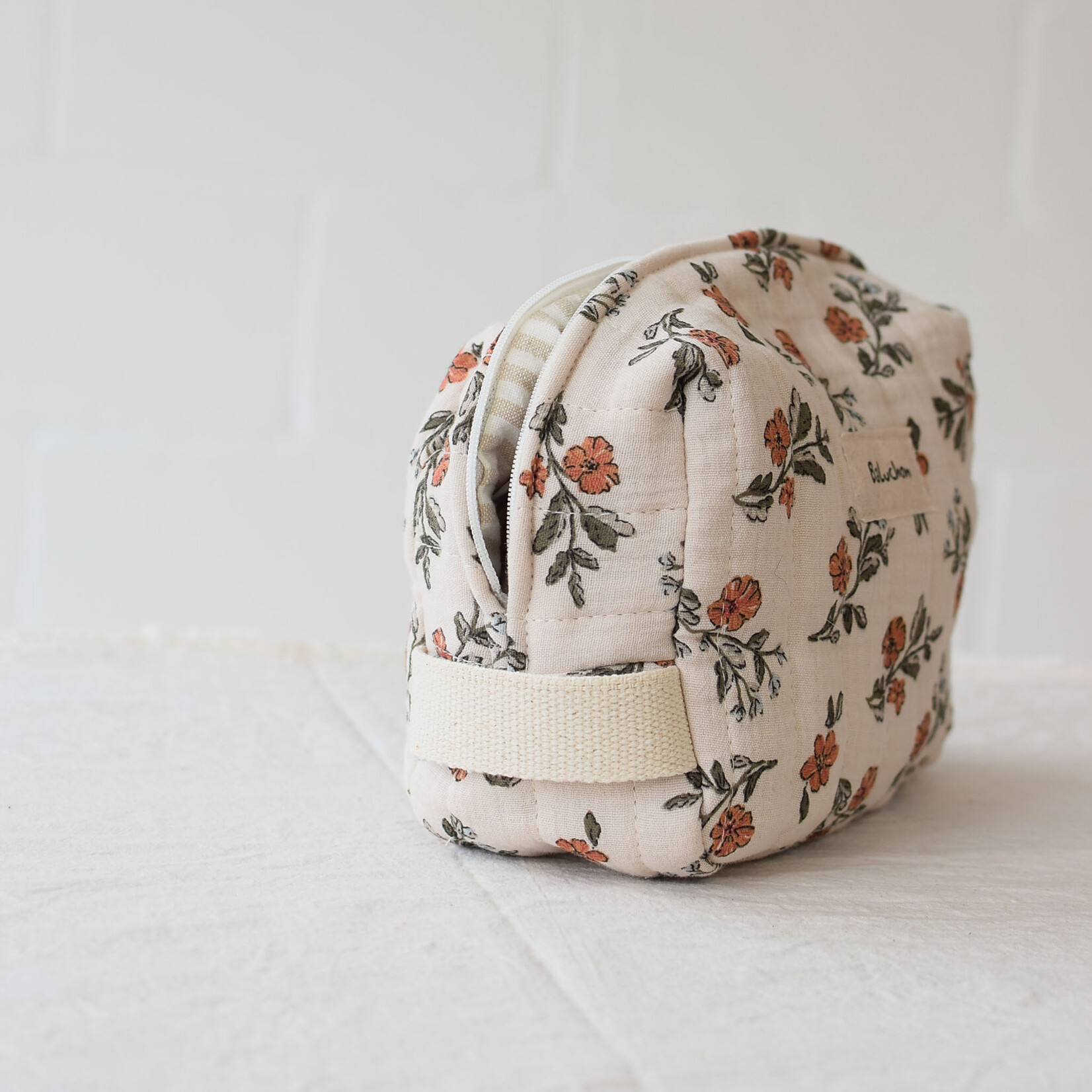 Trousse carrée en coton