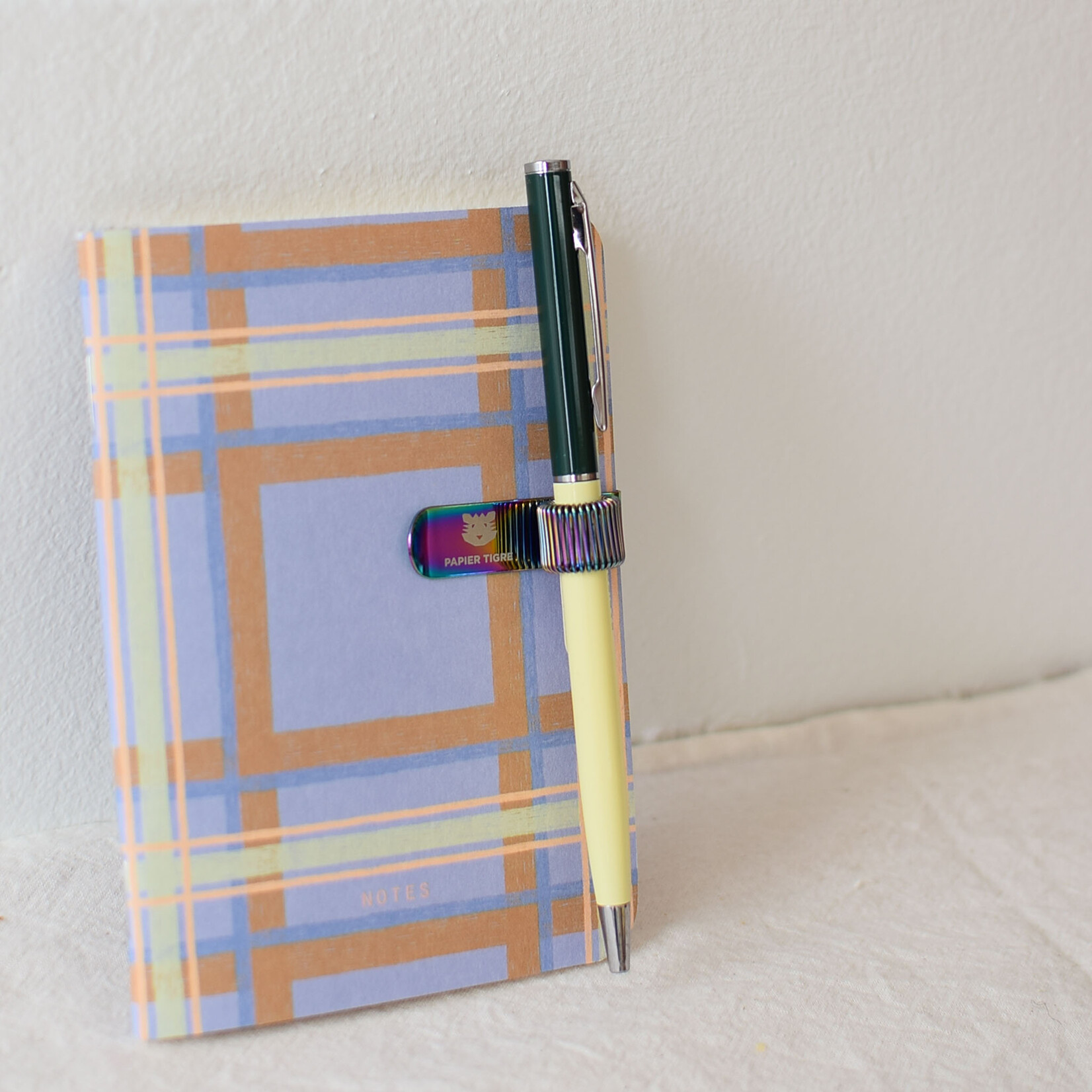 Pen clip for notebook