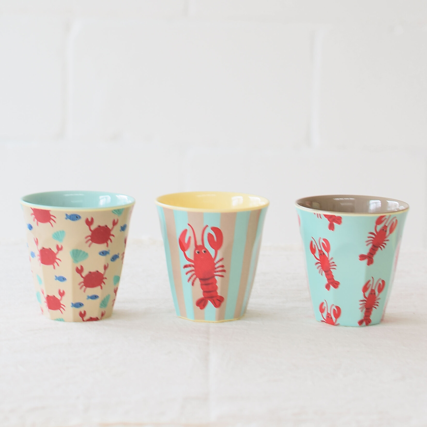 Set of 6 160ml cups - Ocean