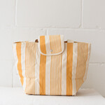 Sac fourre tout isotherme rayures ocre