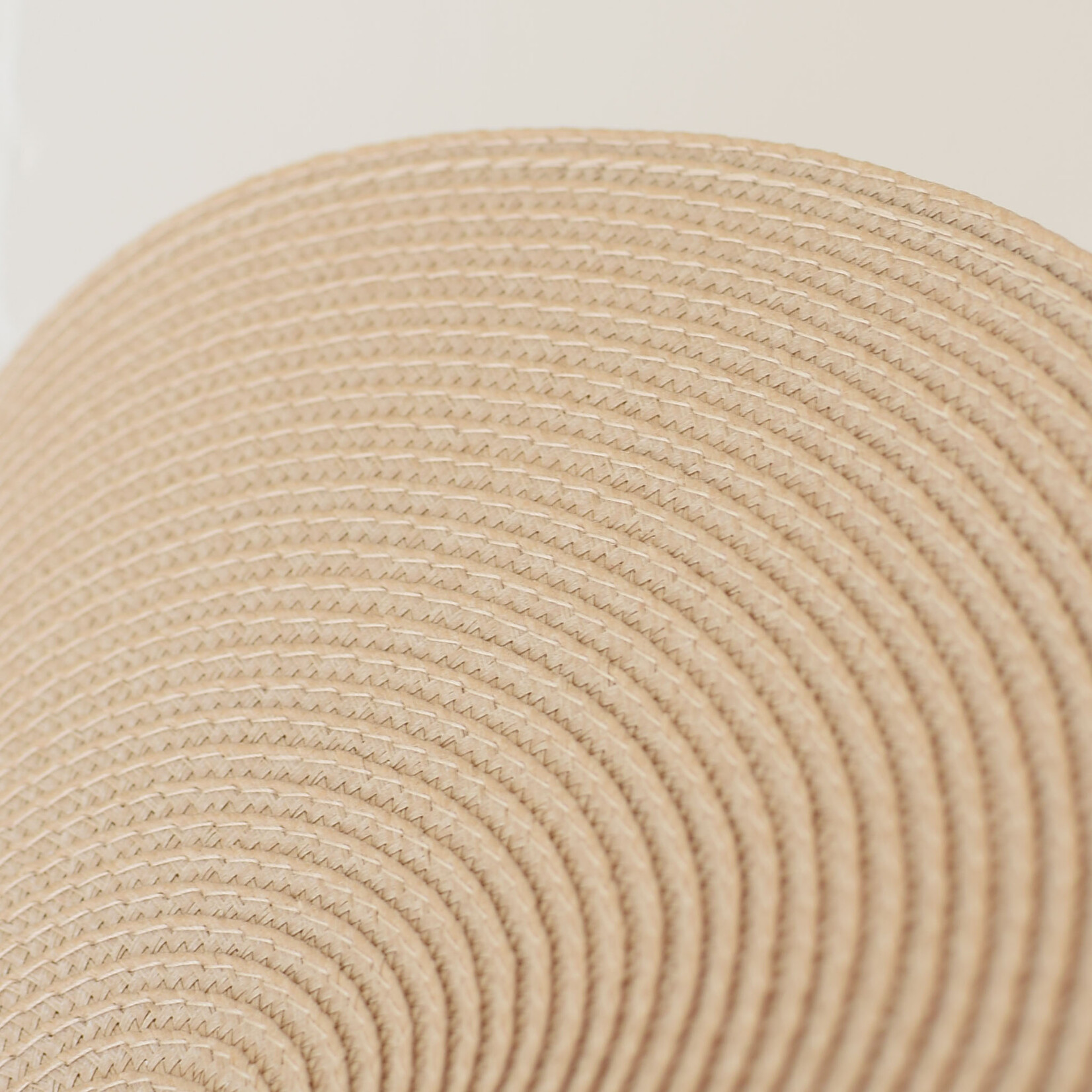 Taupe Round Placemat