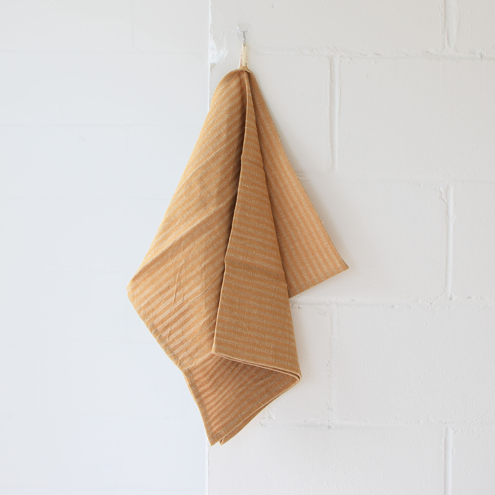 Striped linen and cotton dishcloths