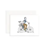 Card - Bike ride for dad and kids