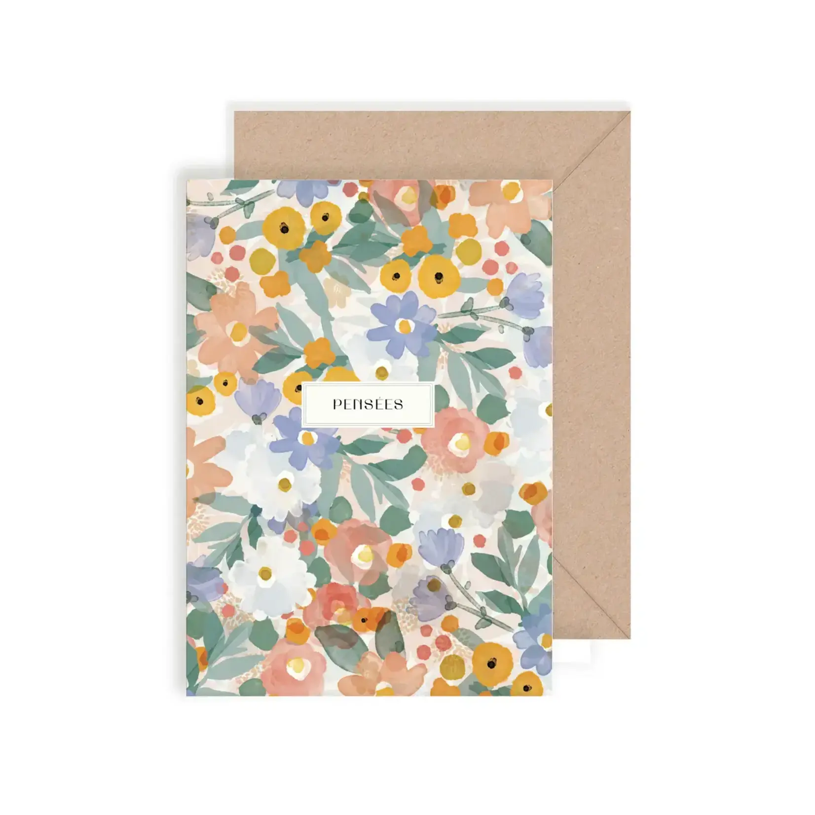 Carte de souhaits - Pensée
