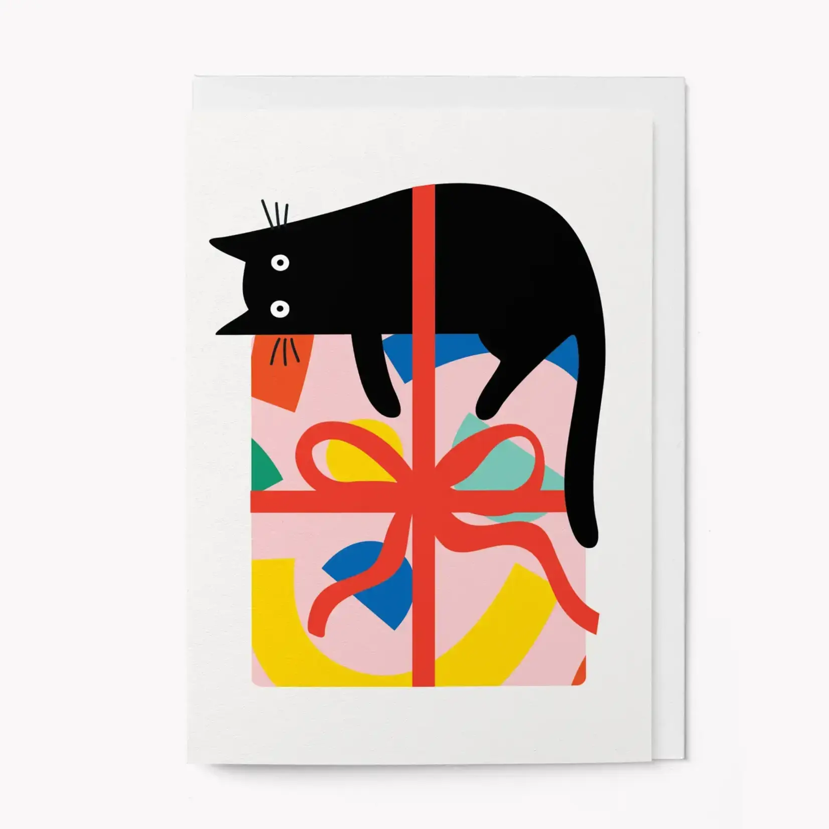 Greeting card - Gift Cat