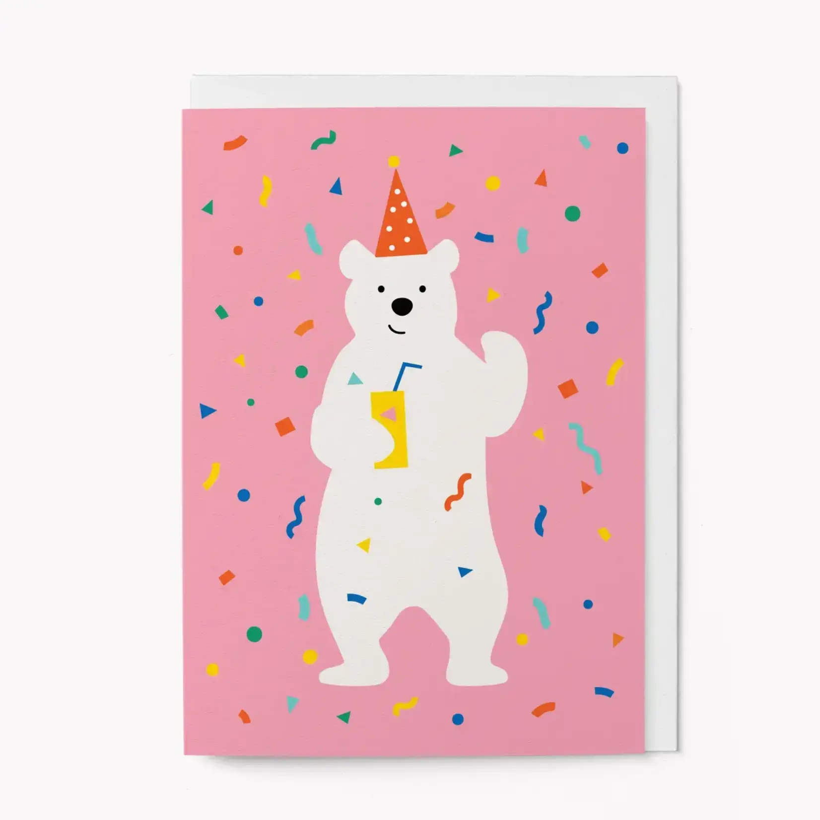 Greeting card - Polar bear party