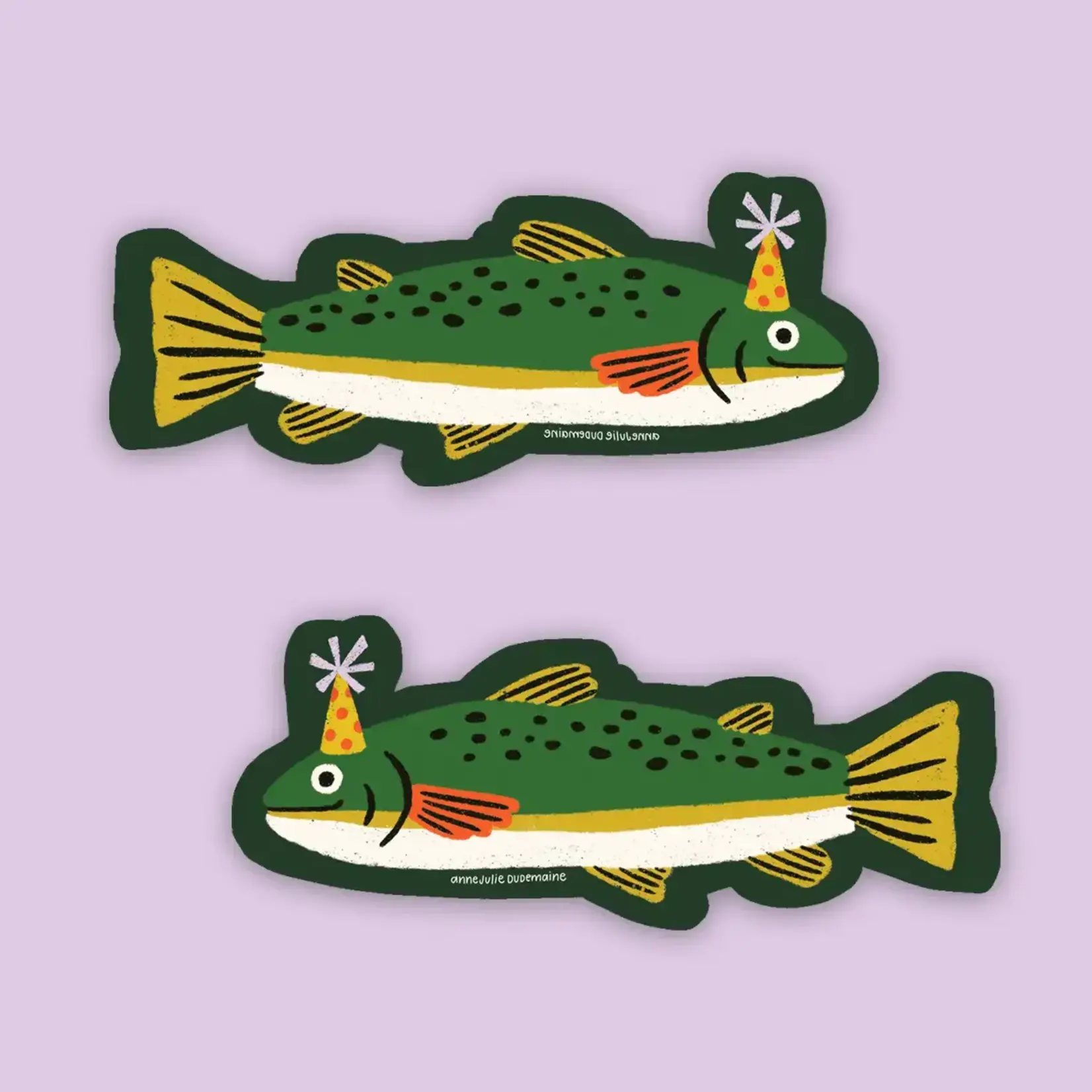 Sticker - Festive trout