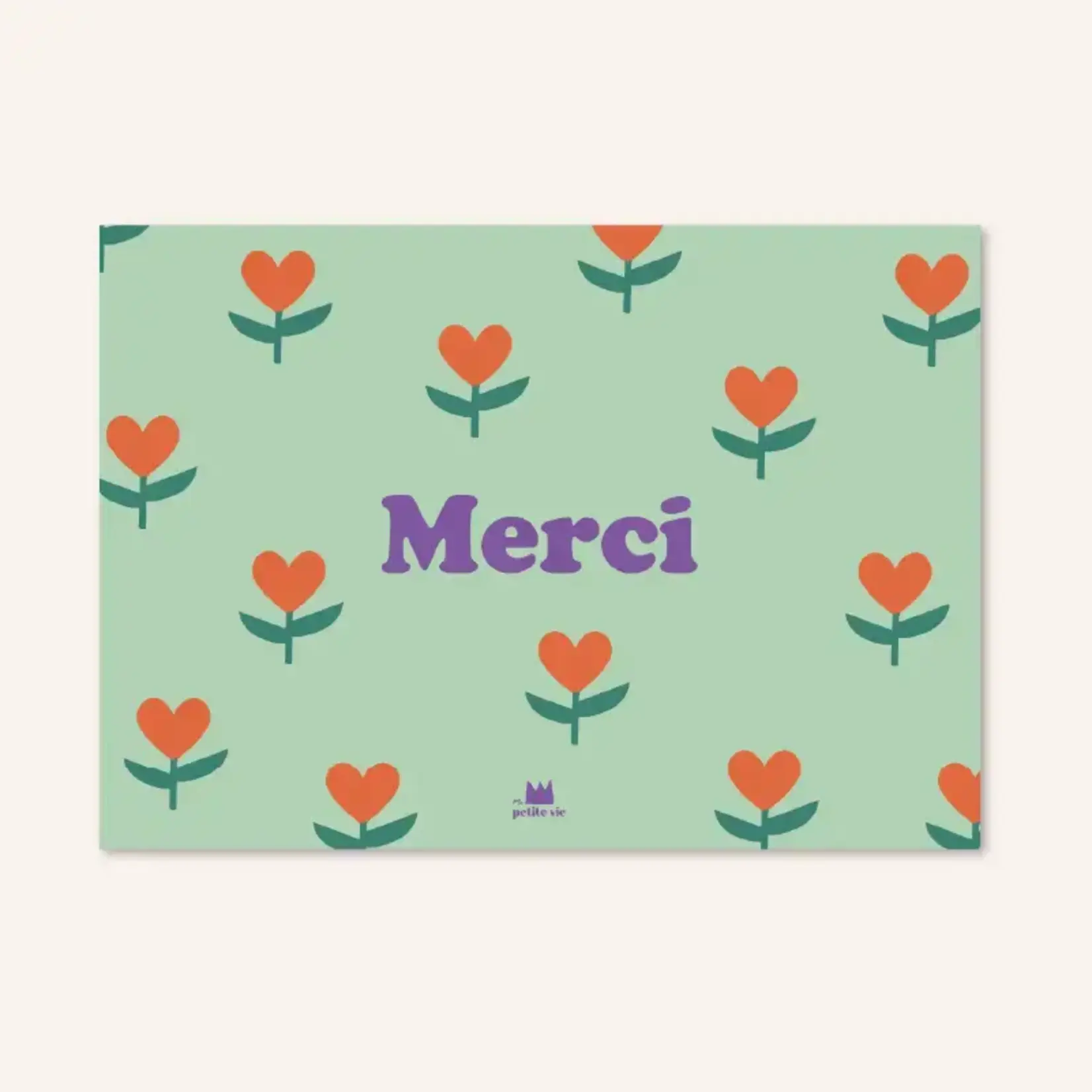 Ma Petite Vie Mini Greeting card - Merci amore (french)