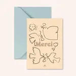 Ma Petite Vie Mini Carte - Merci envolée