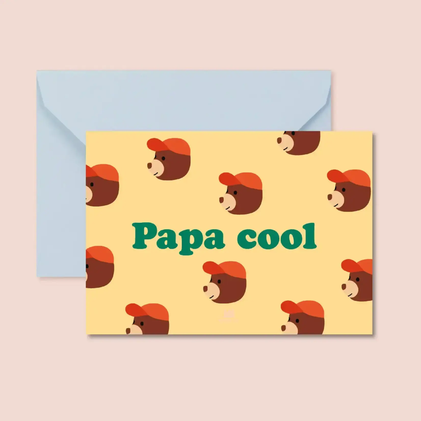 Ma Petite Vie Greeting card - Papa cool ours