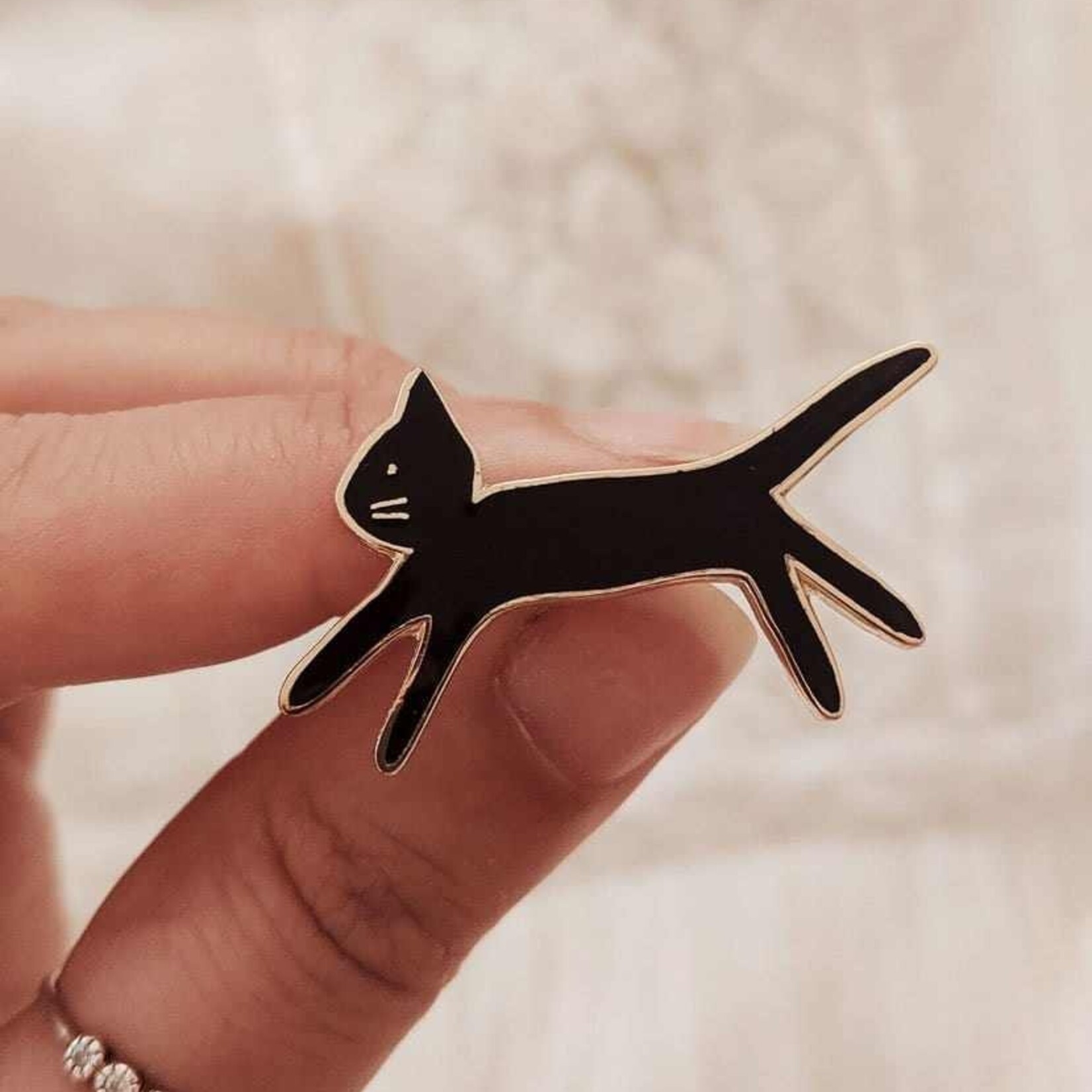 Pin Black Cat
