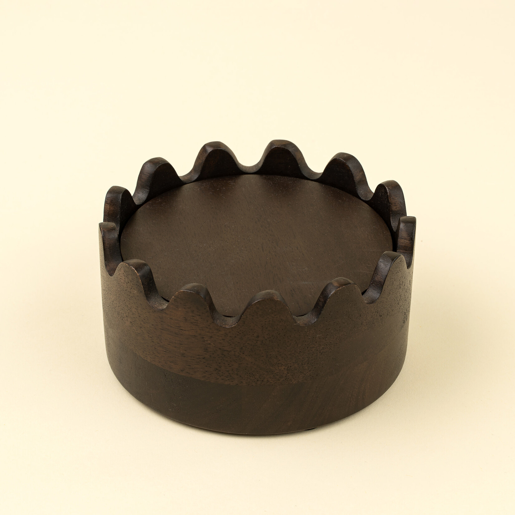 Coasters in a scalloped box