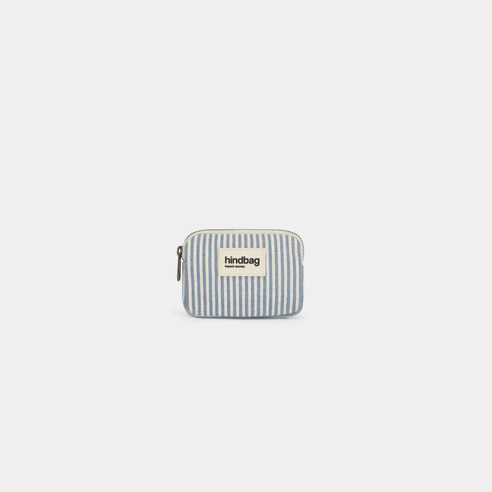 Porte monnaie Hindbag Rayure bleues