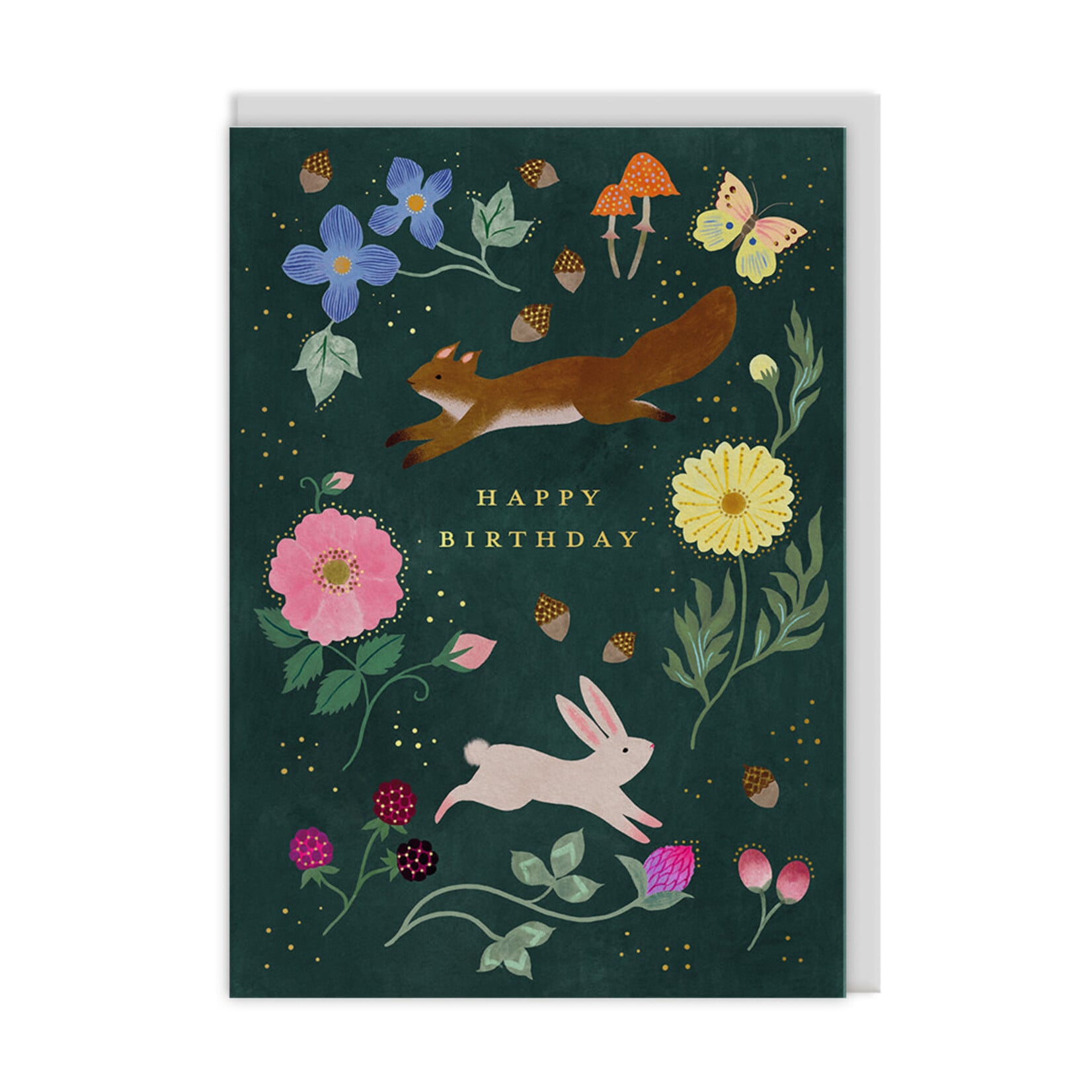 Carte de souhaits - Animaux de  la forêt