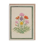Mini Card - Carnations flowers