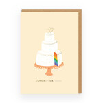 Carte - Gâteau Arc-en-ciel