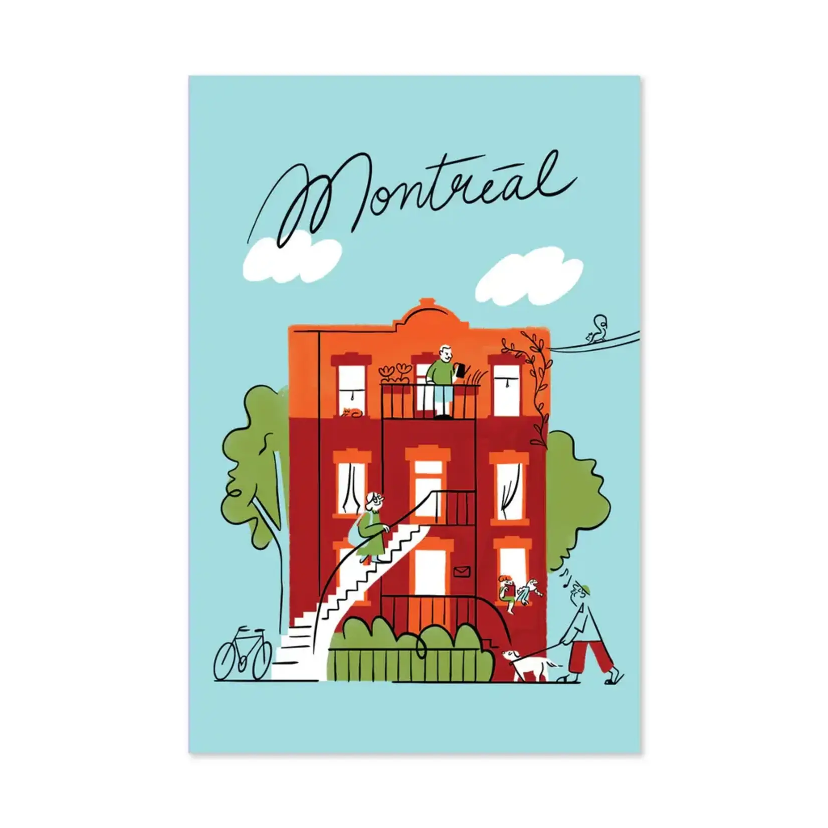 Greeting Card - Montreal Apartment