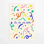 Card - La vie est belle