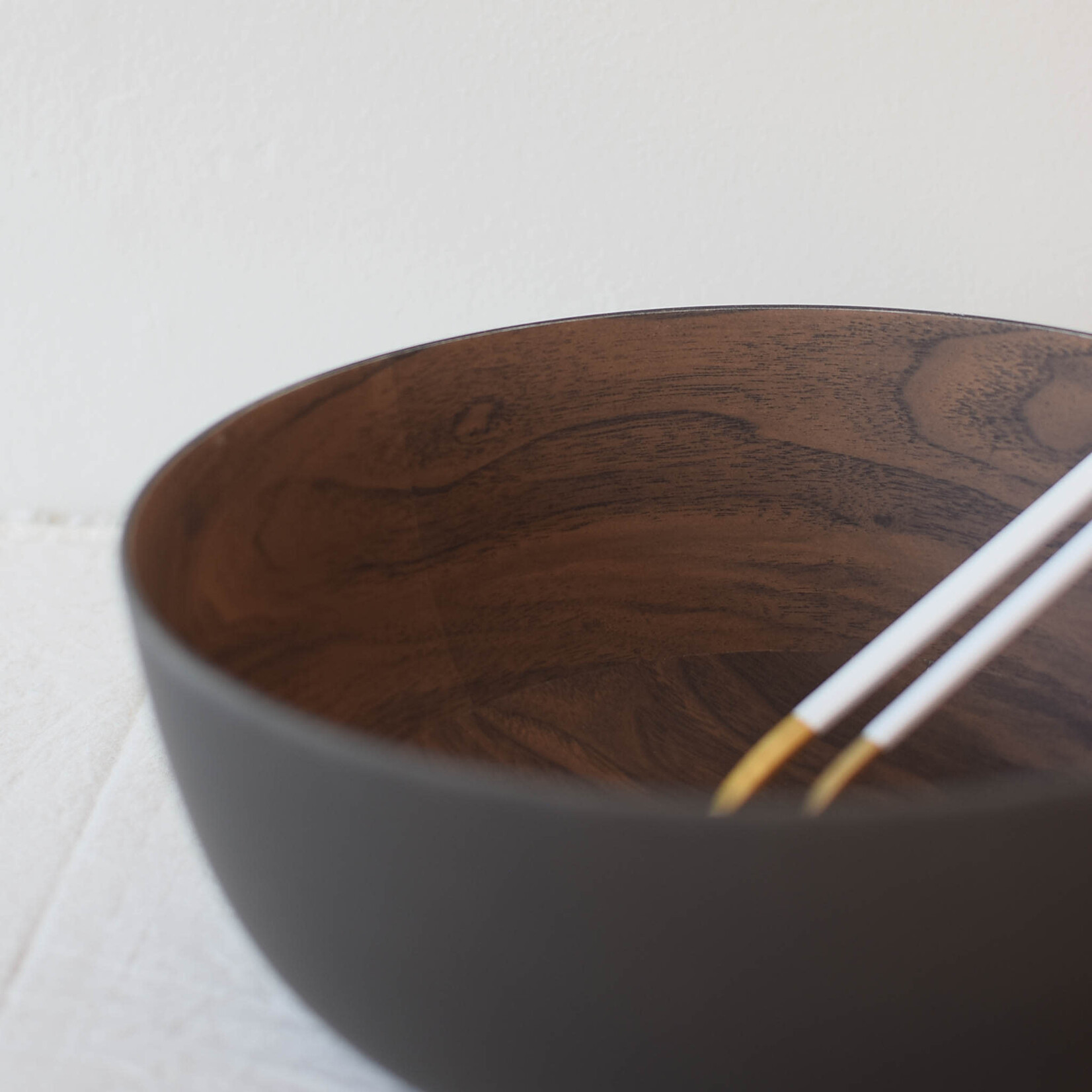 Bamboo Serving Bowl - Sand