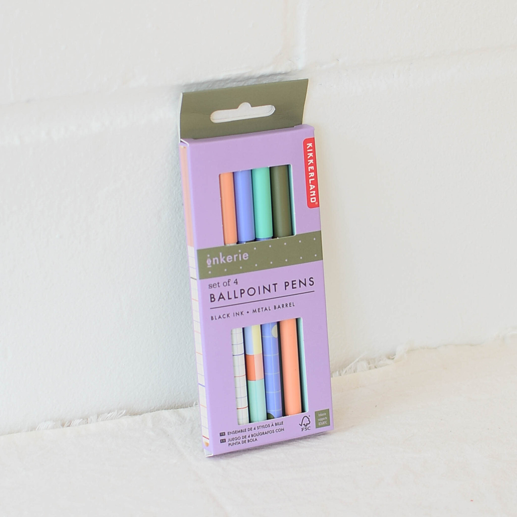 Set de 4 stylos à bille